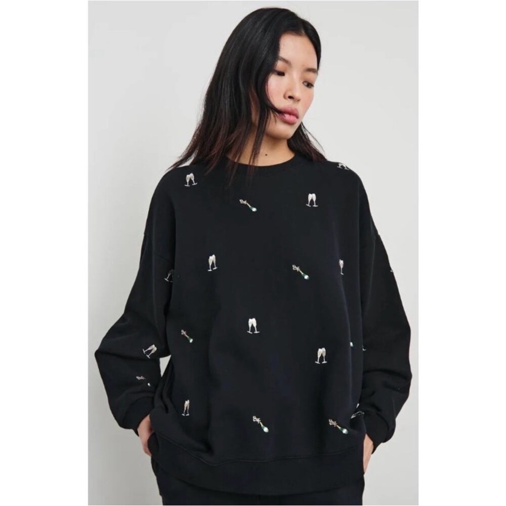 RAILS The‎ Varsity Sweatshirt Champagne S